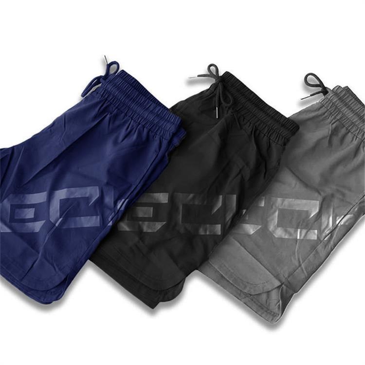 Elastic Thin Training Running  Men's Casual Quick-drying Knee Length Summer Sports Shorts