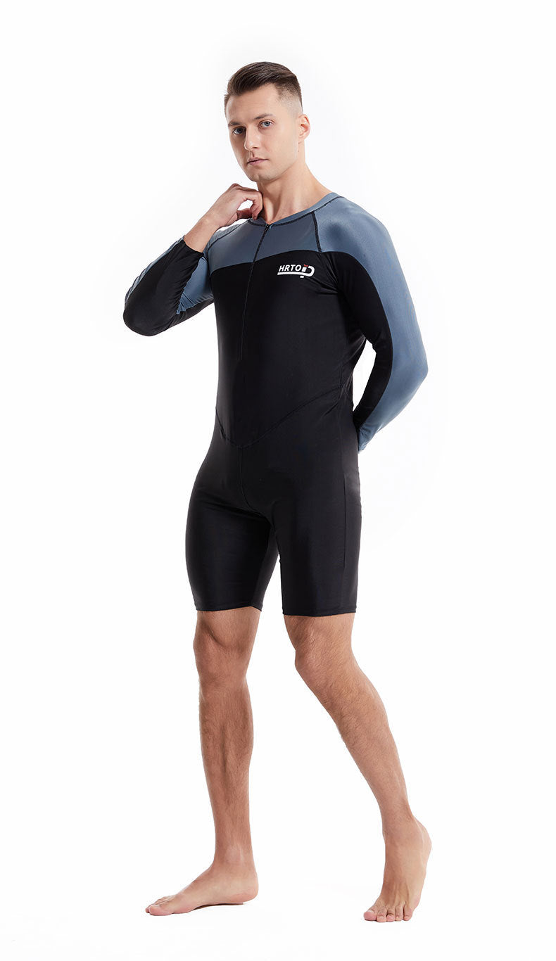 Men's Professional Diving One-piece Swimsuit