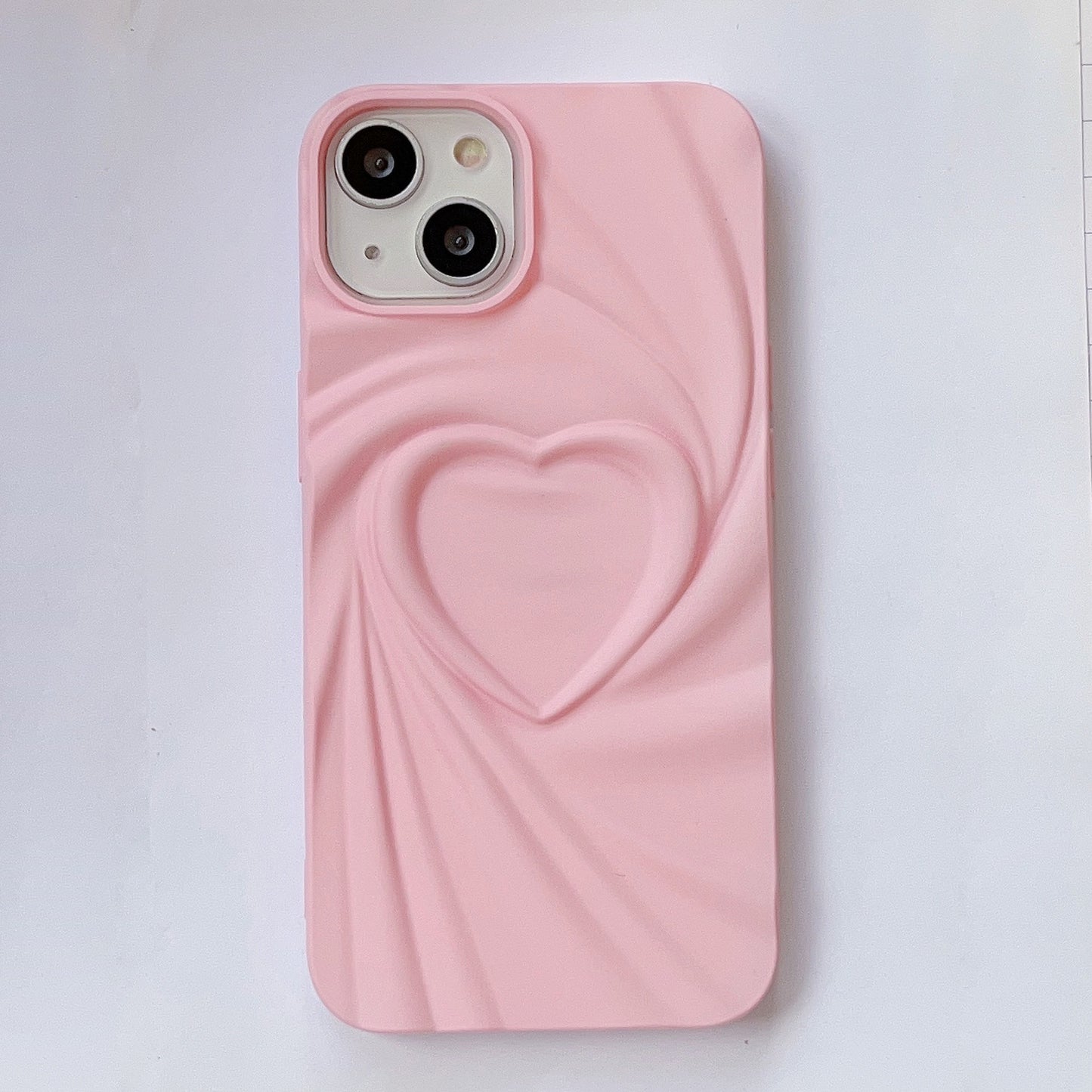 Creative Pleated Love Phone Case