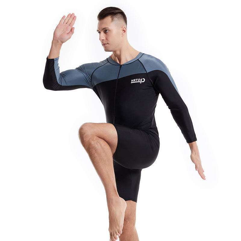 Men's Professional Diving One-piece Swimsuit