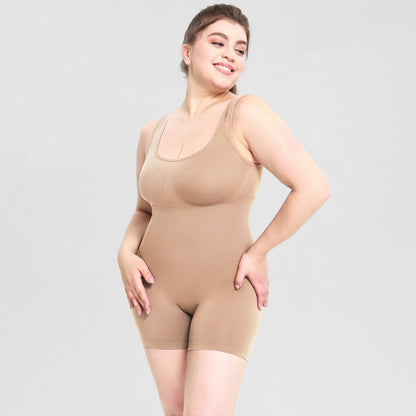 Women's Solid Color Integrated Sports Shapewear