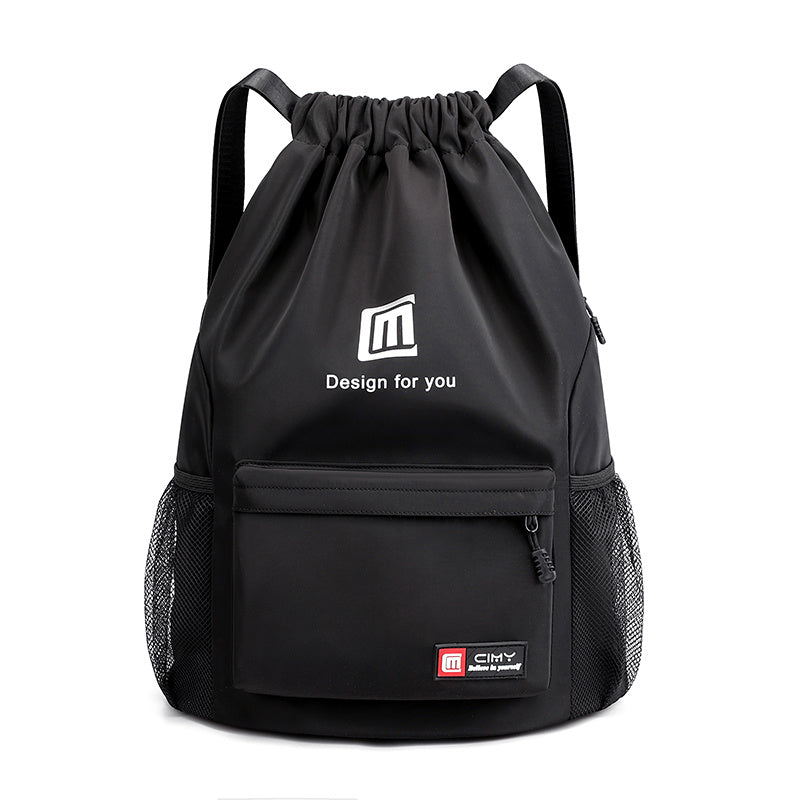 Travel Backpack Women's Large Capacity Travel Exercise Bag Drawstring Bag Drawstring Bag Oxford Waterproof