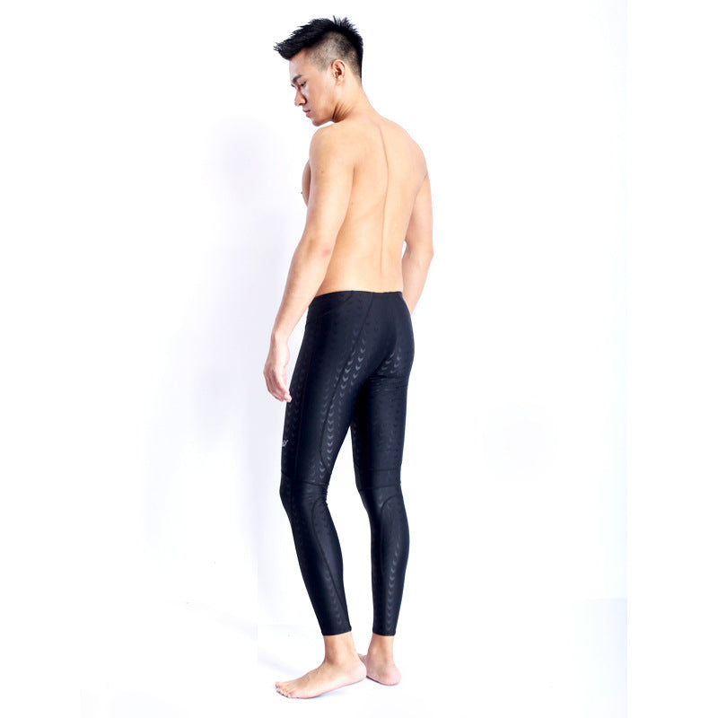 Competition Professional Long Quick-drying Drag Reduction Long Swimming Trunks