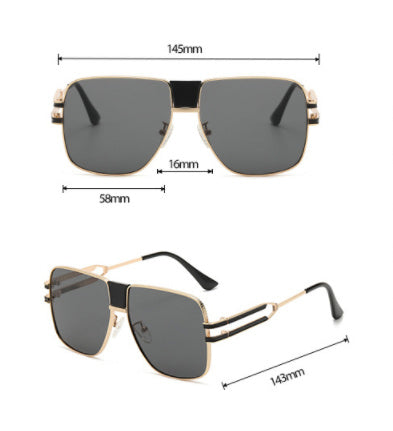 Men's And Women's Fashion Personality Square Sun Glasses