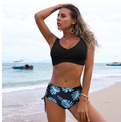 Twist Bikini Women High Waist Swimsuit Summer Beach Clothes