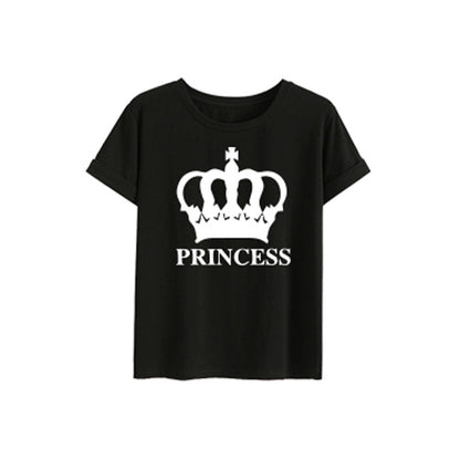 Crown King Family Wear Summer New Short-Sleeved T-Shirt Family Wear